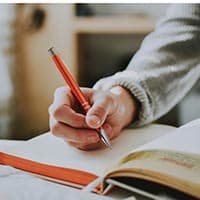 Simon's hobby: writing